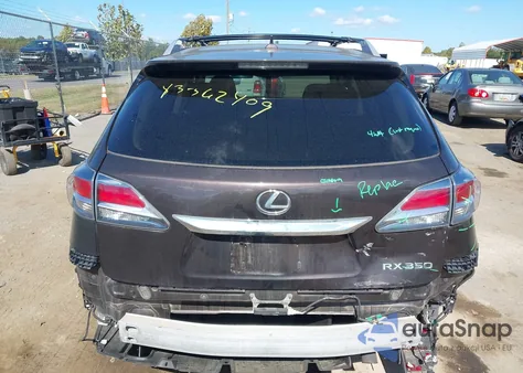 2013 Lexus Rx 350 z USA, uszkodzony, nr VIN 2T2BK1BA9DC212742